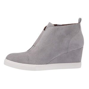 Linea Paolo Wedge Sneaker Gray 7 
Felicia Platform Shoes Bootie Suede